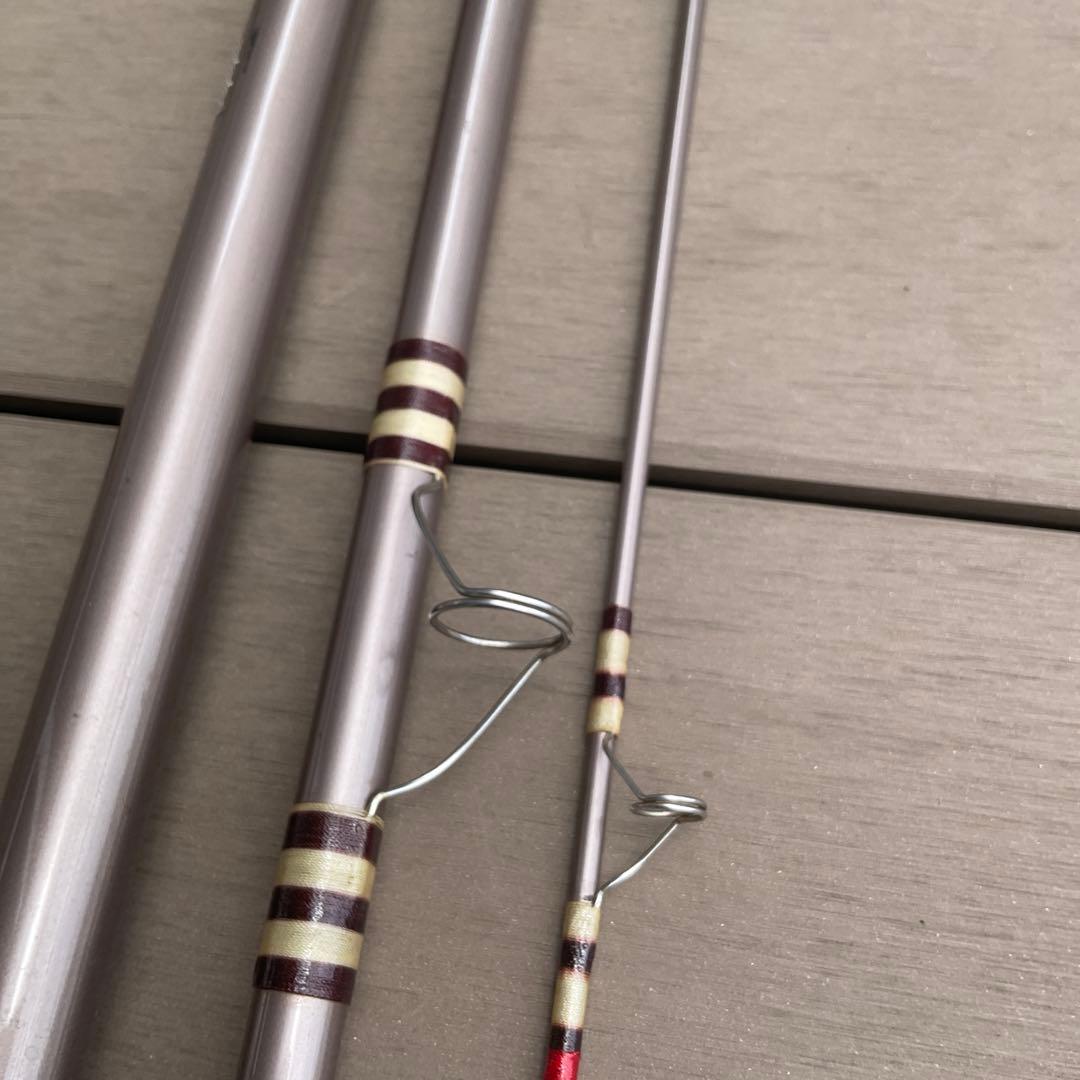 2本セット　OLYMPIC オリムピック　投げ竿　ホノルル　330　グラスロッド