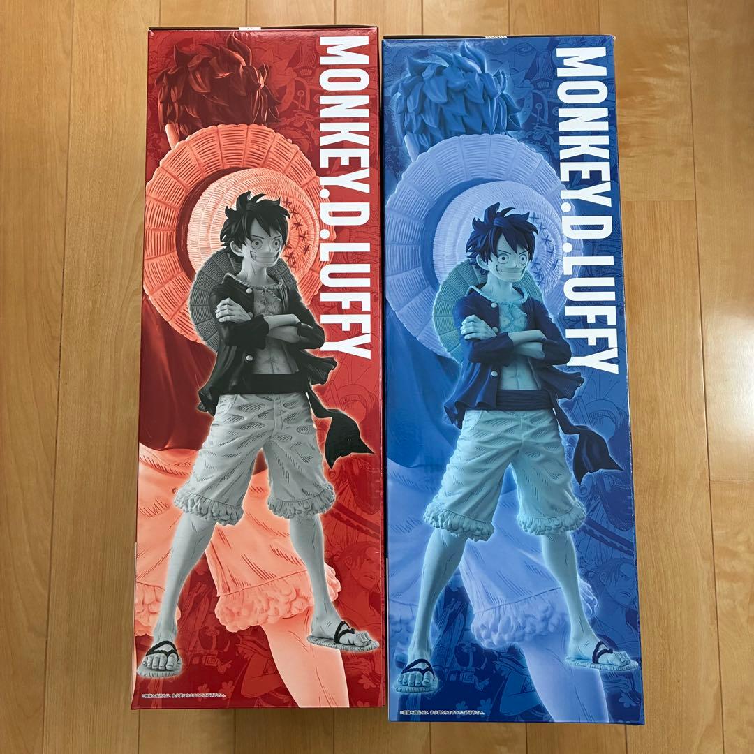 ONE PIECE BASE SHOPくじ ルフィフィギュア 2個セット