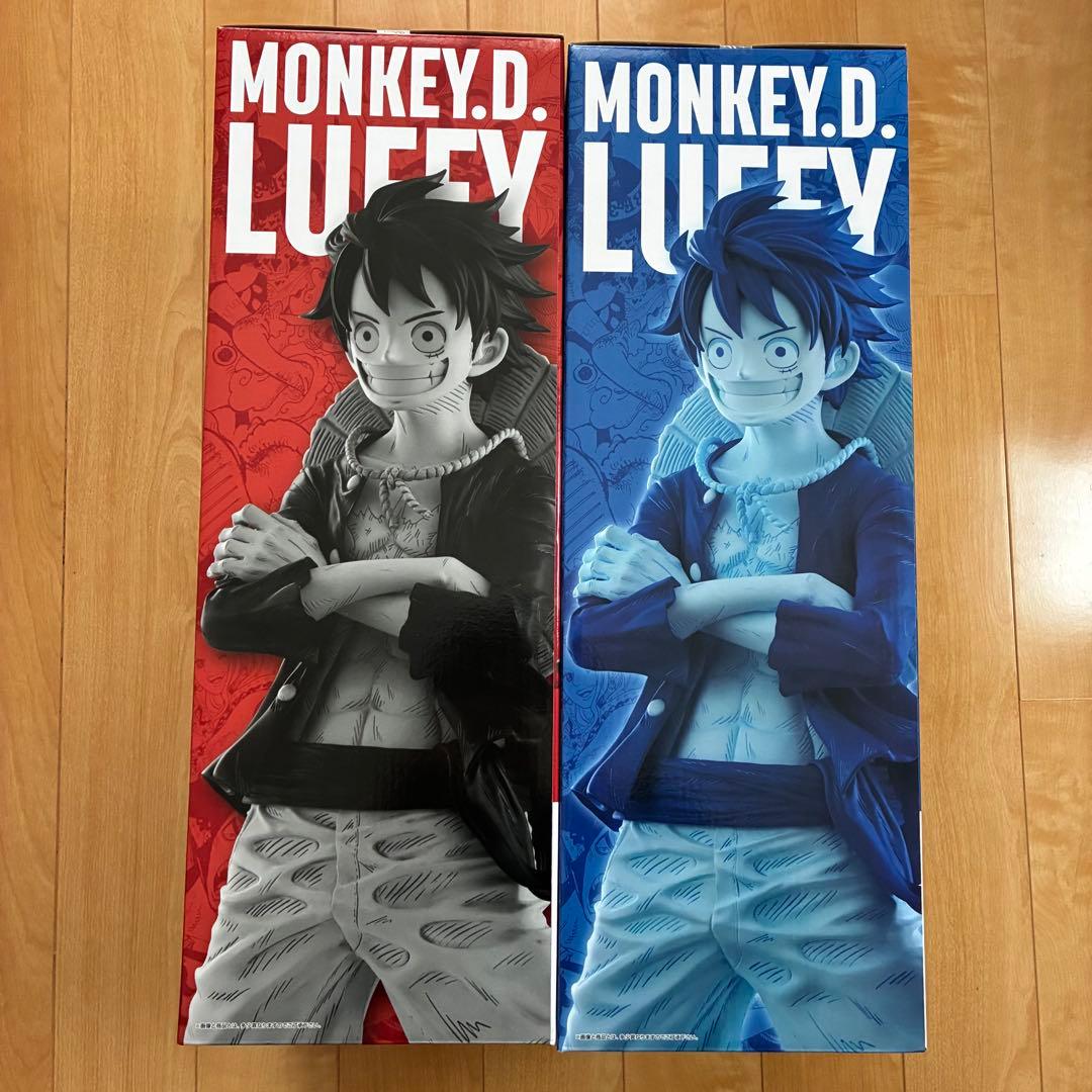 ONE PIECE BASE SHOPくじ ルフィフィギュア 2個セット