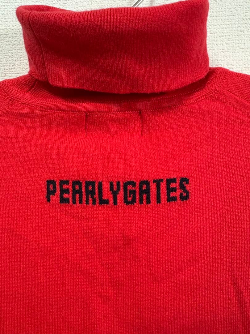 PEARLY GATES パーリーゲイツハイネック長袖ニット 新品未使用