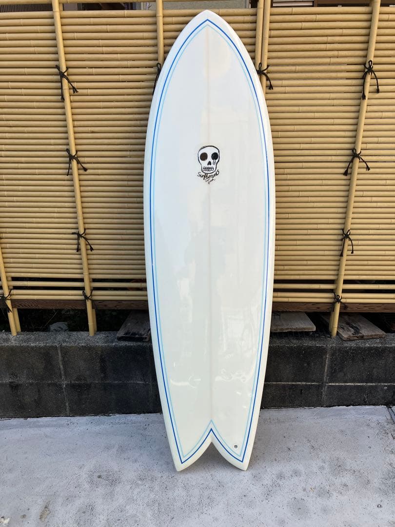 激美品！新品一回のみFresh Surfboards 5.8クワッドフィッシュ