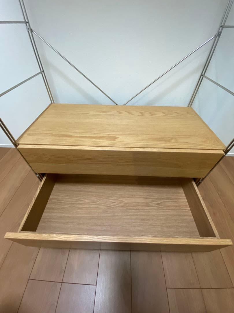 【ymdaniel】　無印良品　ステンレスユニットシェルフ