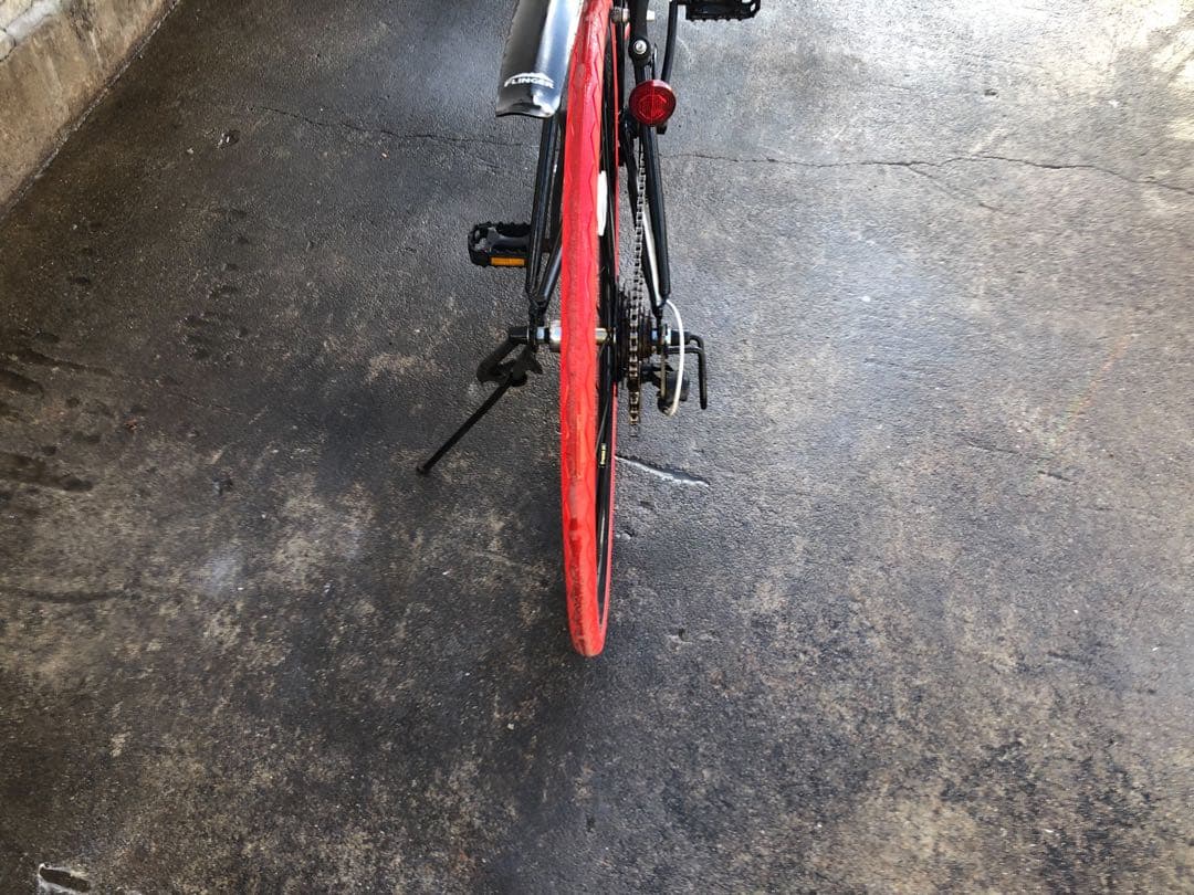 FREE AIR自転車クロスバイクシマノ式外装6段変速ブラックボディー