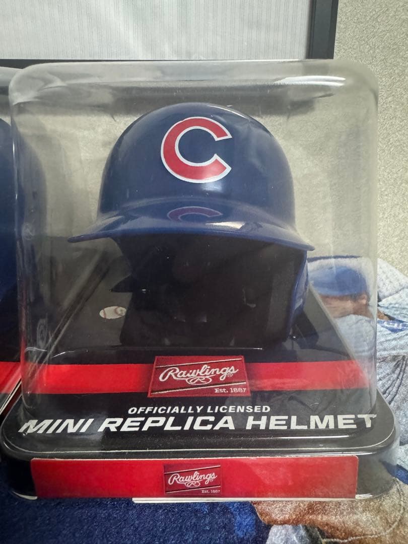【新品・未使用】MLB 東京シリーズドジャース＆カブス レプリカヘルメットセット