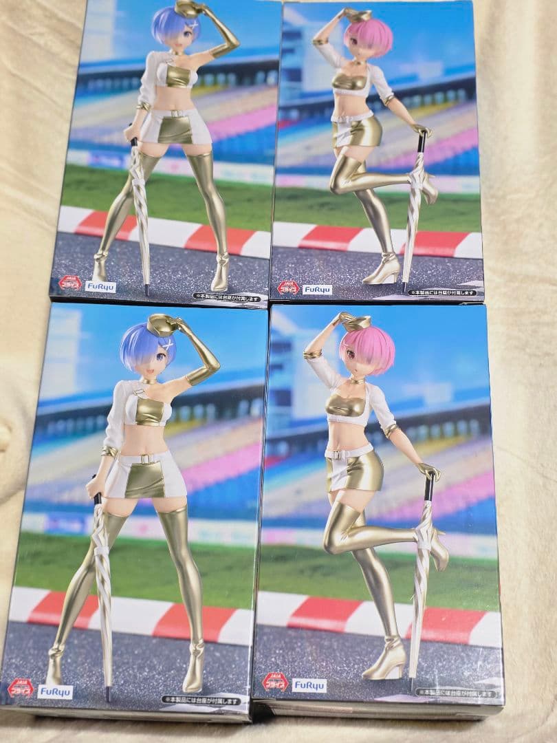 Reゼロ レム ラム レース ガール クィーン タイトスカート 4体セット