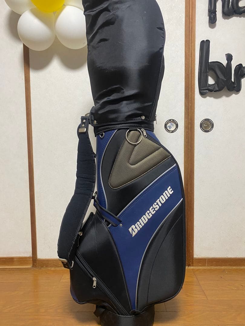 BRIDGESTONE キャディバッグ 青黒