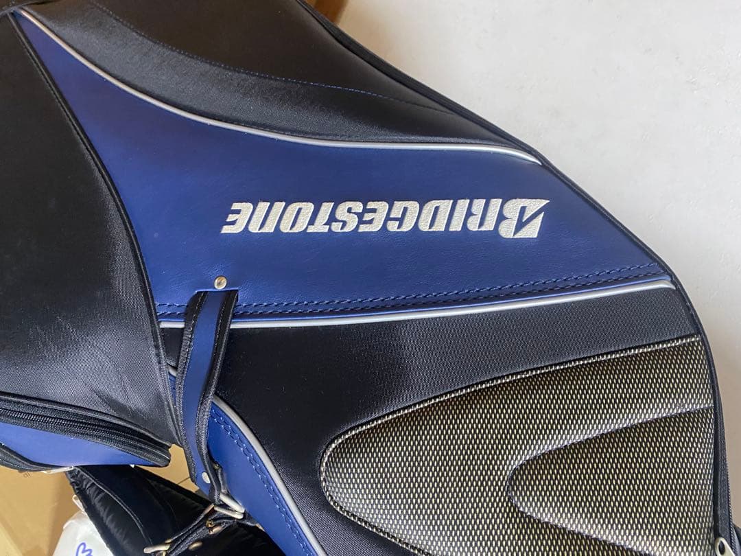 BRIDGESTONE キャディバッグ 青黒