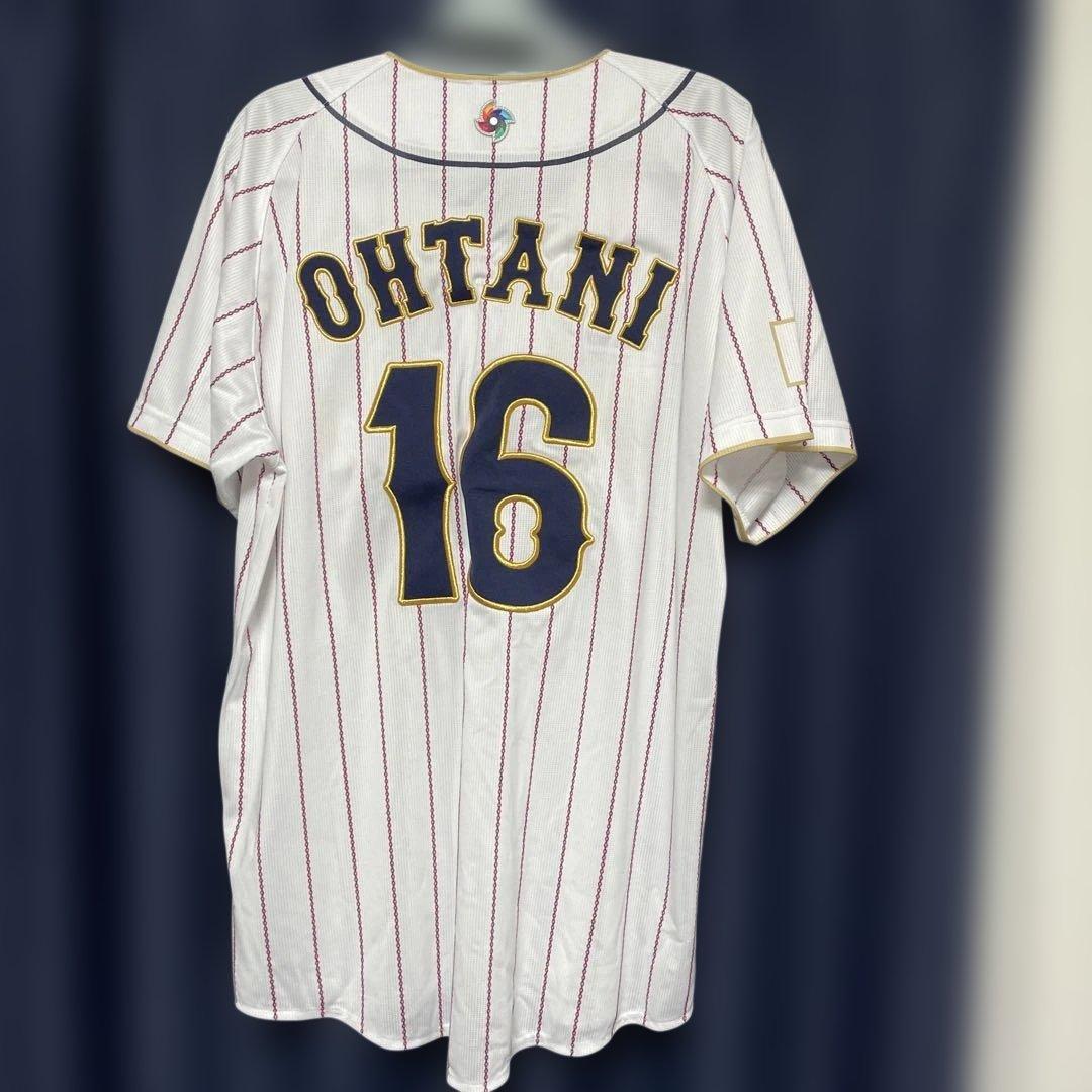 サイズＬ　２０２３ＷＢＣ　大谷翔平選手　レプリカ　ユニフォーム(ホーム　刺繍）