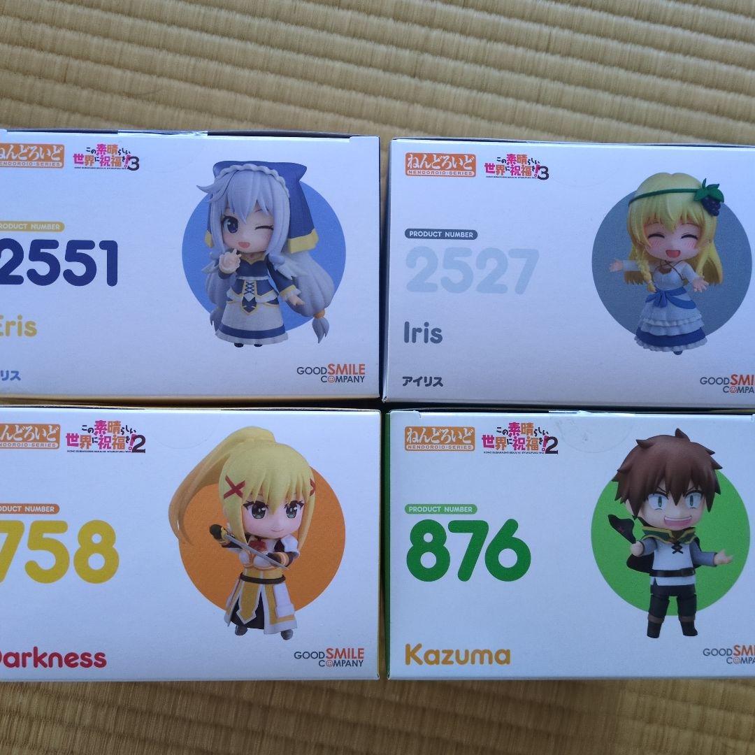 ねんどろいど　この素晴らしい世界に祝福を!　6点セットショップ特典付き