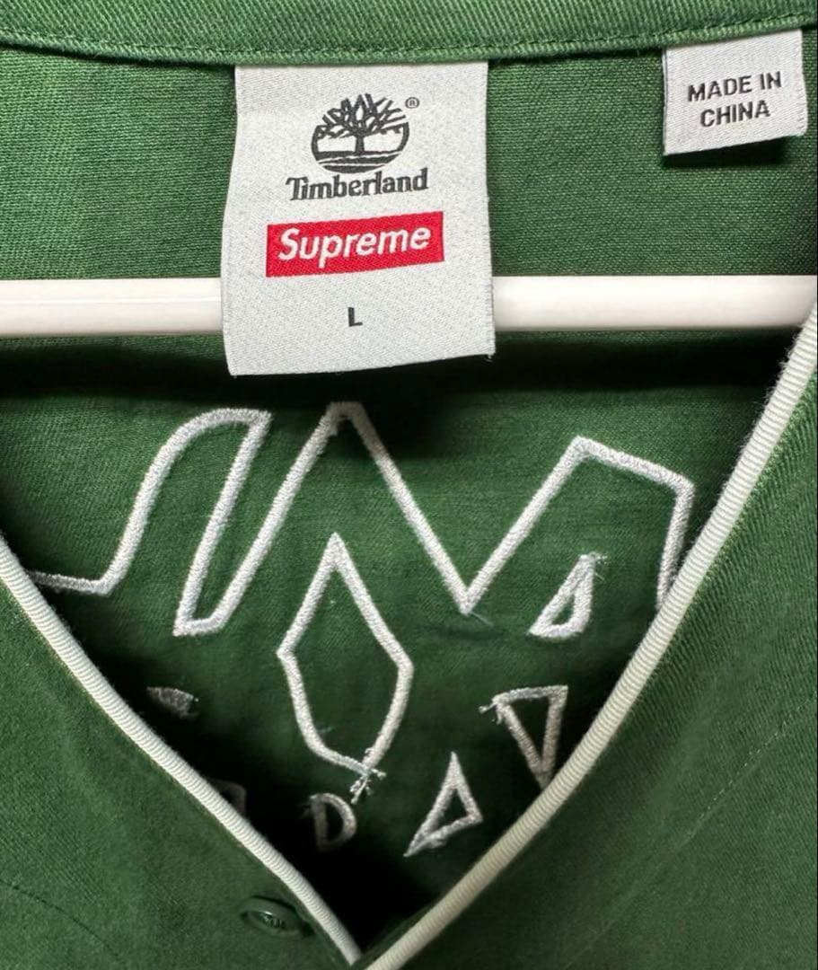 【美品】Supreme Timberland Baseball Jersey