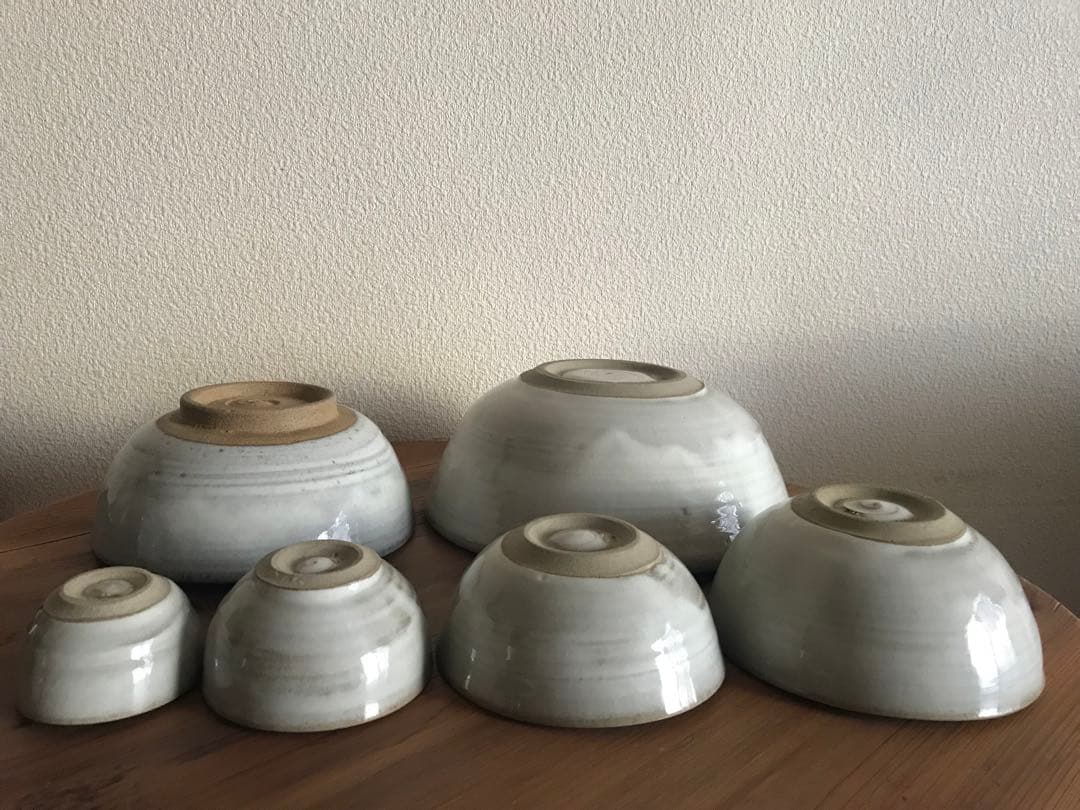 湯布院　入れ子　ボウル　椀　茶碗　祥納蘊窯　小鉢　中鉢　大鉢　セット
