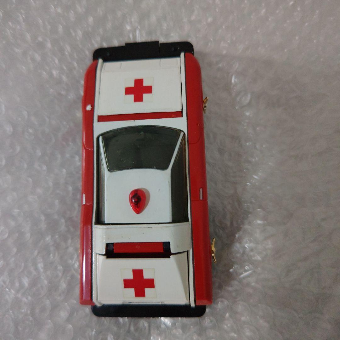 ポピー　チェンジマシン　救急消防車　現状品