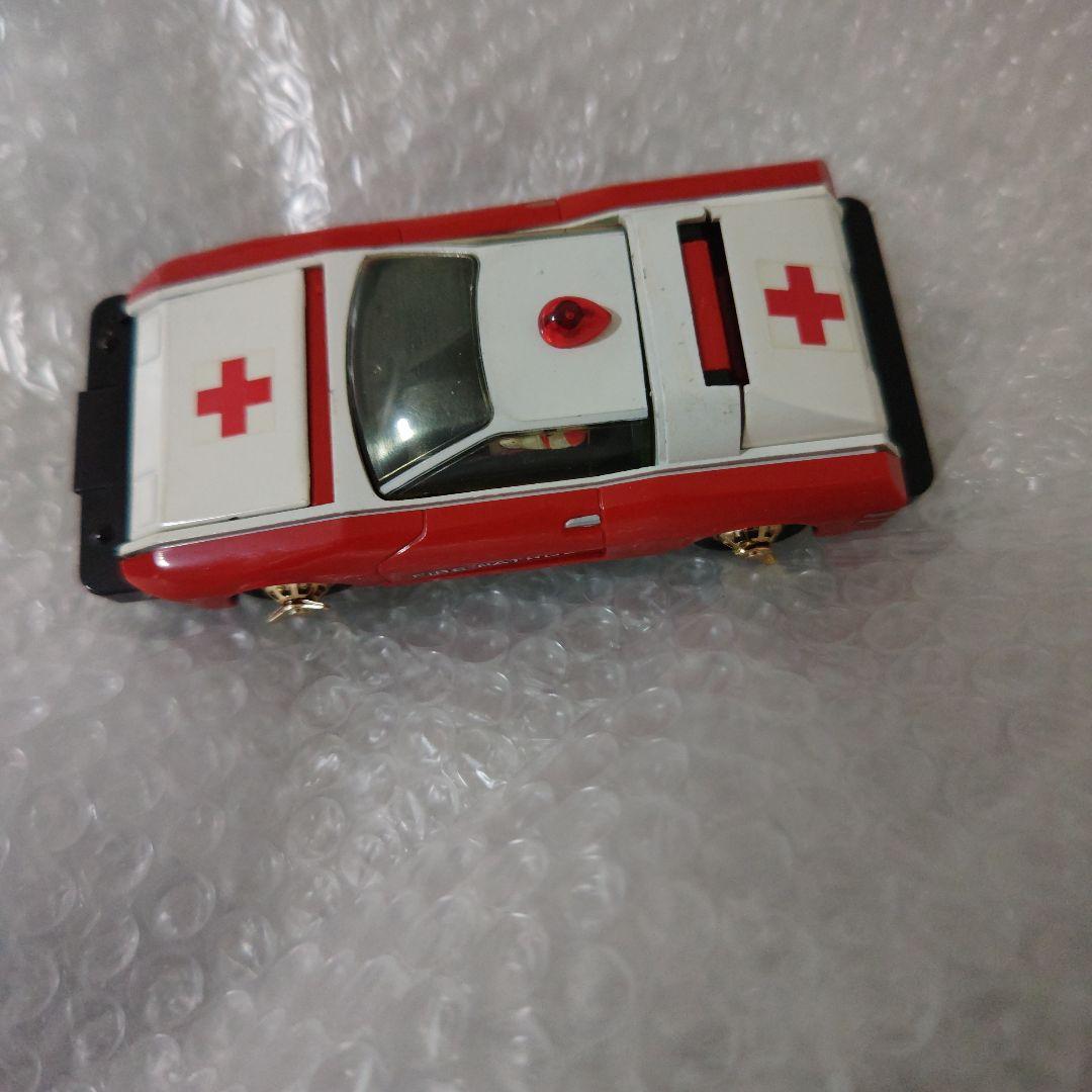 ポピー　チェンジマシン　救急消防車　現状品