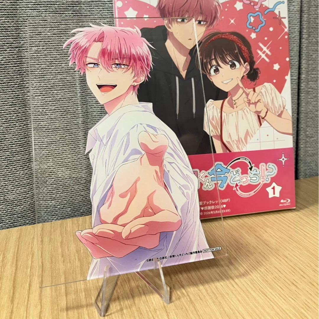 AJ限定特典 多聞くん今どっち！？ アクリルクリアカード Blu-ray 1