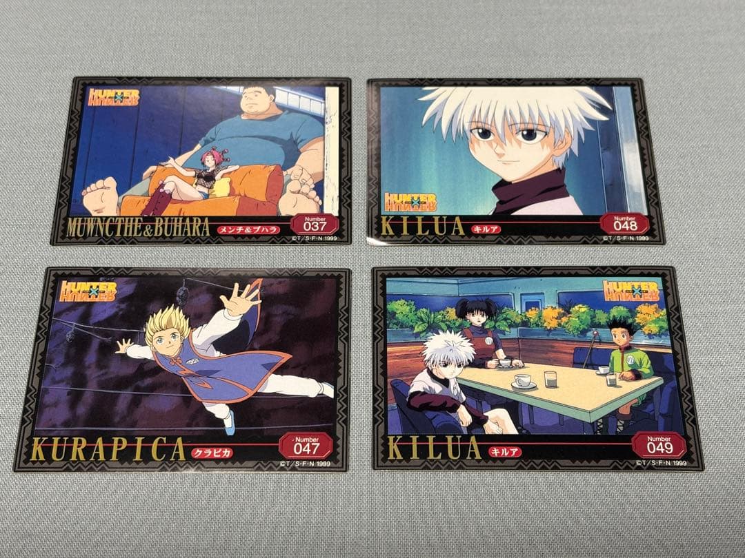 HUNTER×HUNTER 2000年製 カードシール18枚セット ヒソカ他