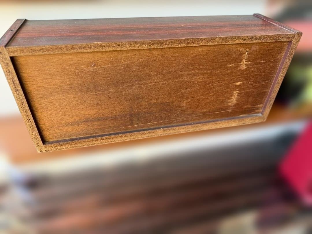 maxell　ガラスコレクションケース　ディスプレイケース 横型 昭和レトロ