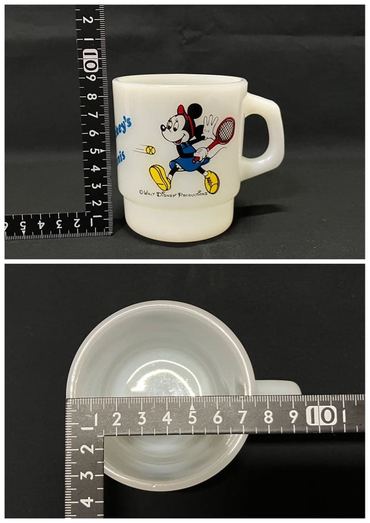 ファイヤーキング ミッキー&ミニー テニス ディズニー マグカップ コップ