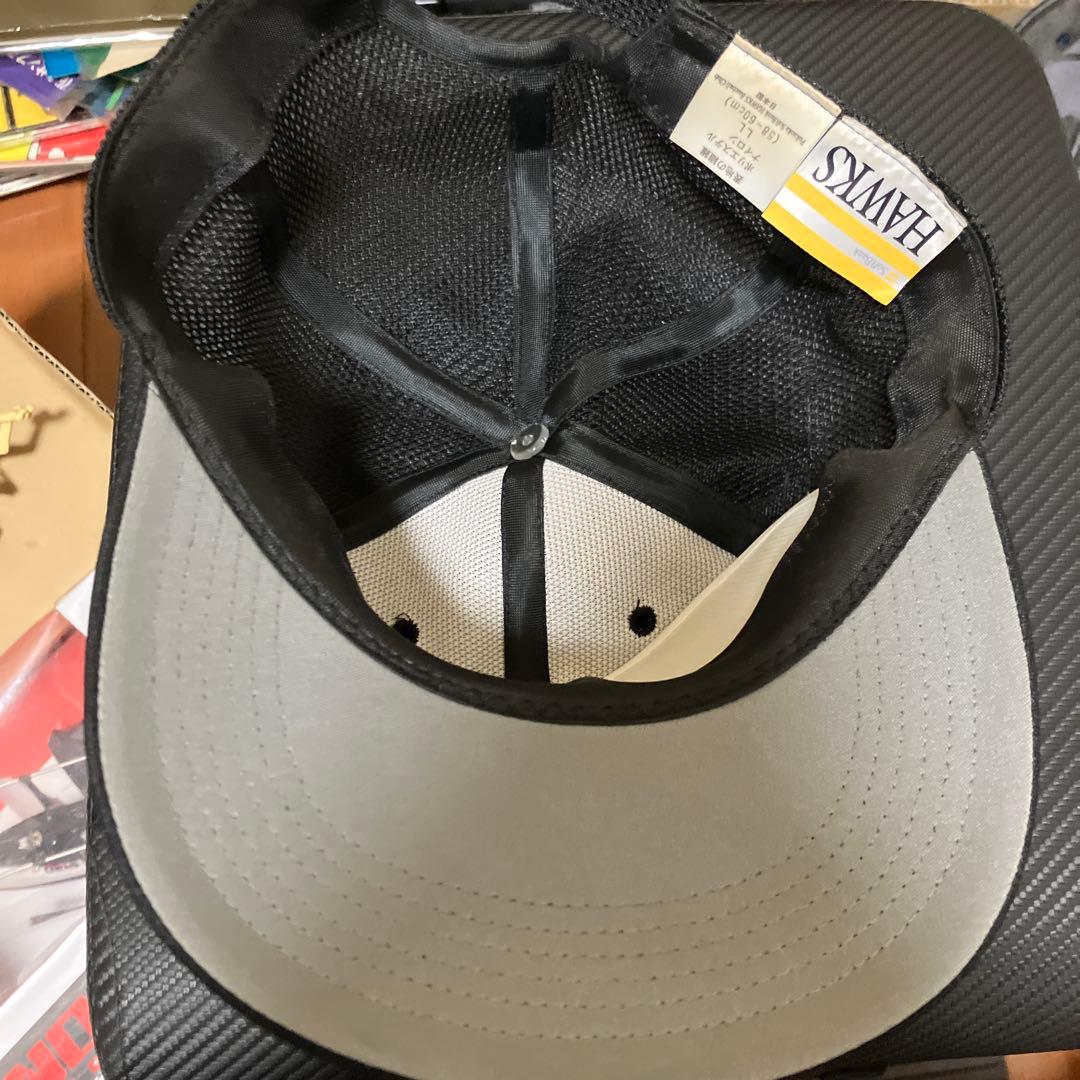 【日本製・LL】福岡ソフトバンクホークス メッシュキャップ 帽子 SHロゴ