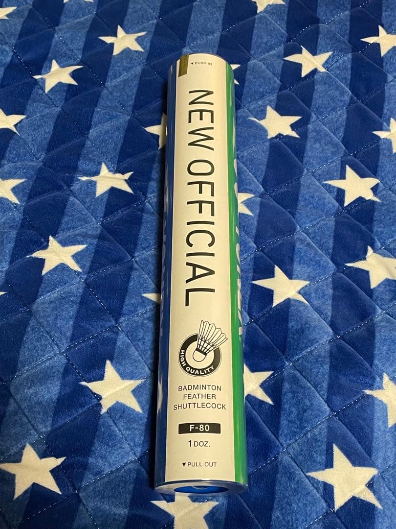 【新品未開封】YONEX ニューオフィシャル F-80 4番 シャトル 1ダース