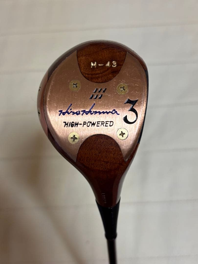 ヒロホンマパーシモン 3番ウッド M-43 HIGH-POWERED