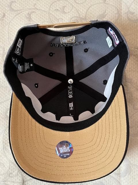 NYヤンキース2024ポストシーズン2回優勝時選手着用９シリーズ2組限定CAP