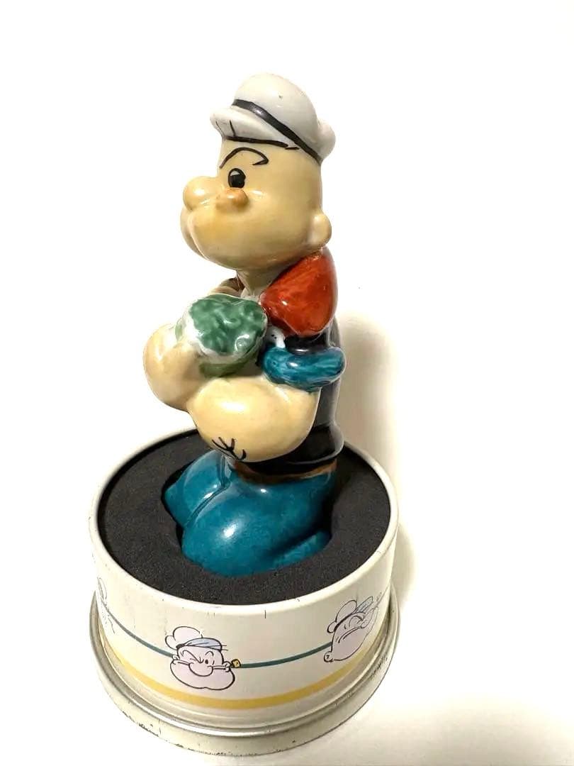 ポパイ フィギュア 陶器風 置物 レトロ ヴィンテージ 1994年製