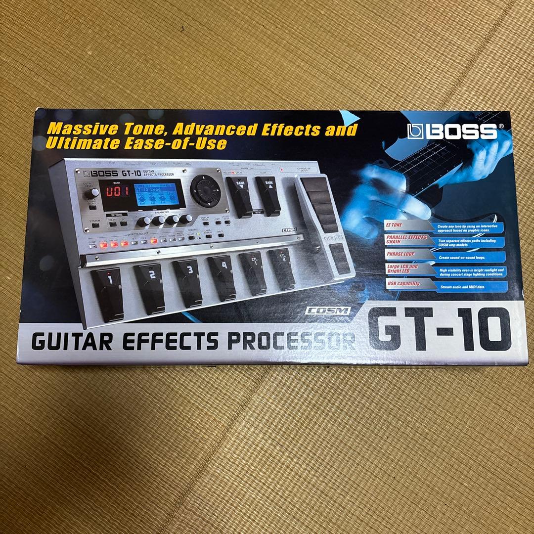 BOSS GT-10 マルチエフェクター（箱・純正ACアダプター・取説付）
