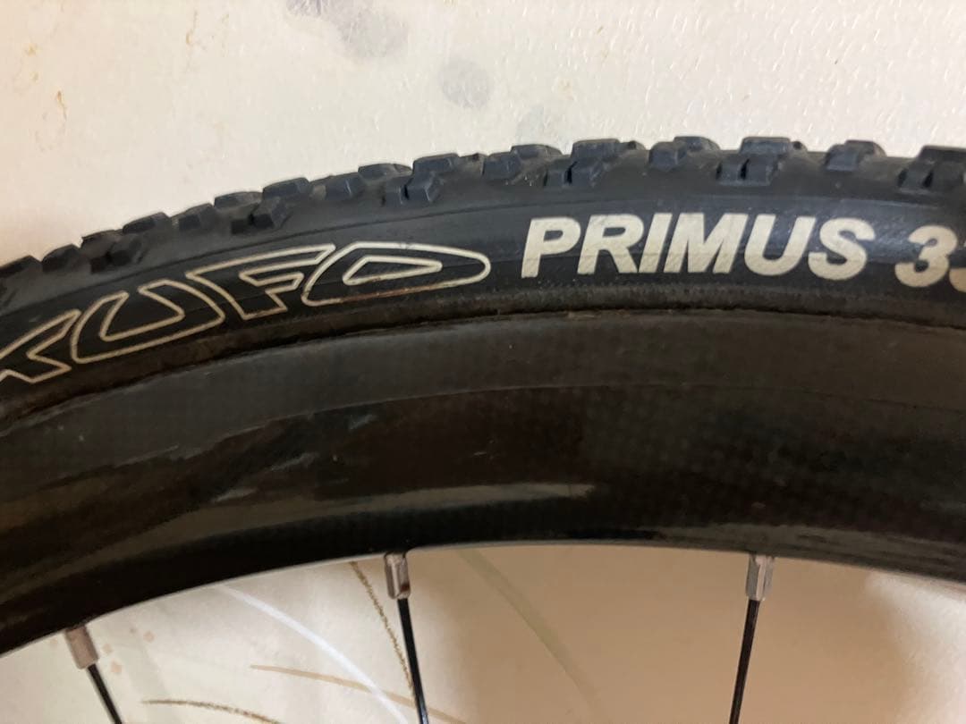 チューブラー　カーボンホイールセット（ジャンク品）