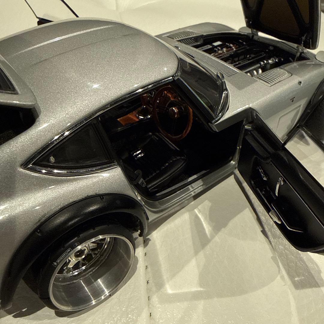 トヨタ 2000GT 1/18 シルバー ローダウン仕様　autoart