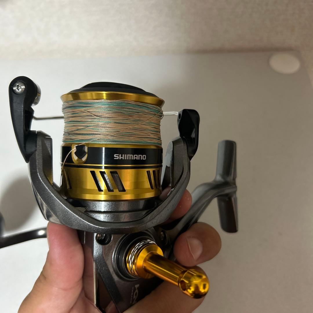 SHIMANO 4000XG スピニングリール　PE付き