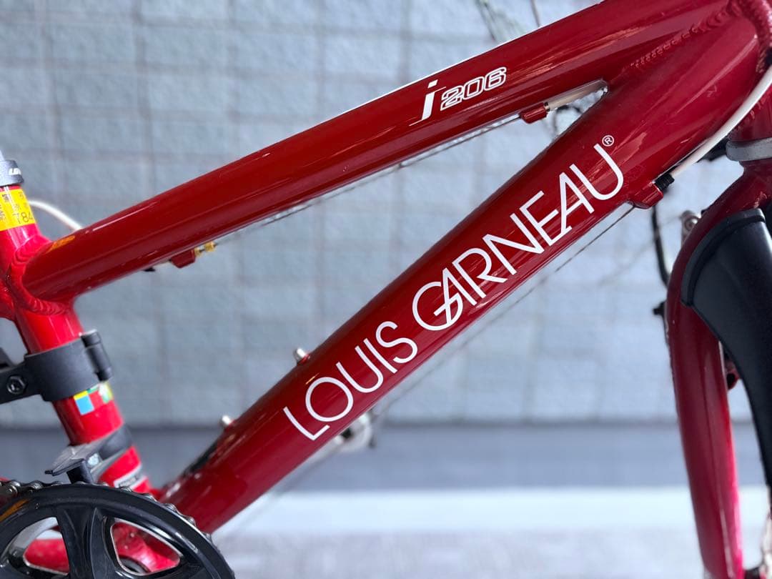 LOUIS GARNEAU 赤いキッズ自転車 前カゴ付き ※値下げしました。