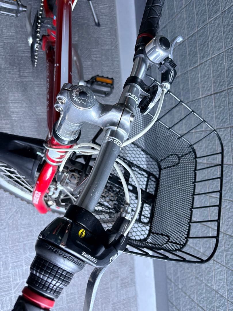 LOUIS GARNEAU 赤いキッズ自転車 前カゴ付き ※値下げしました。