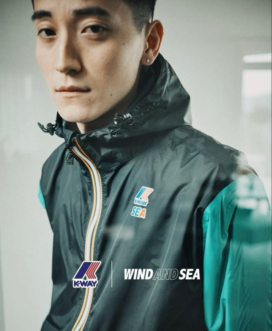 K-WAY WIND AND SEA ウィンドブレーカー