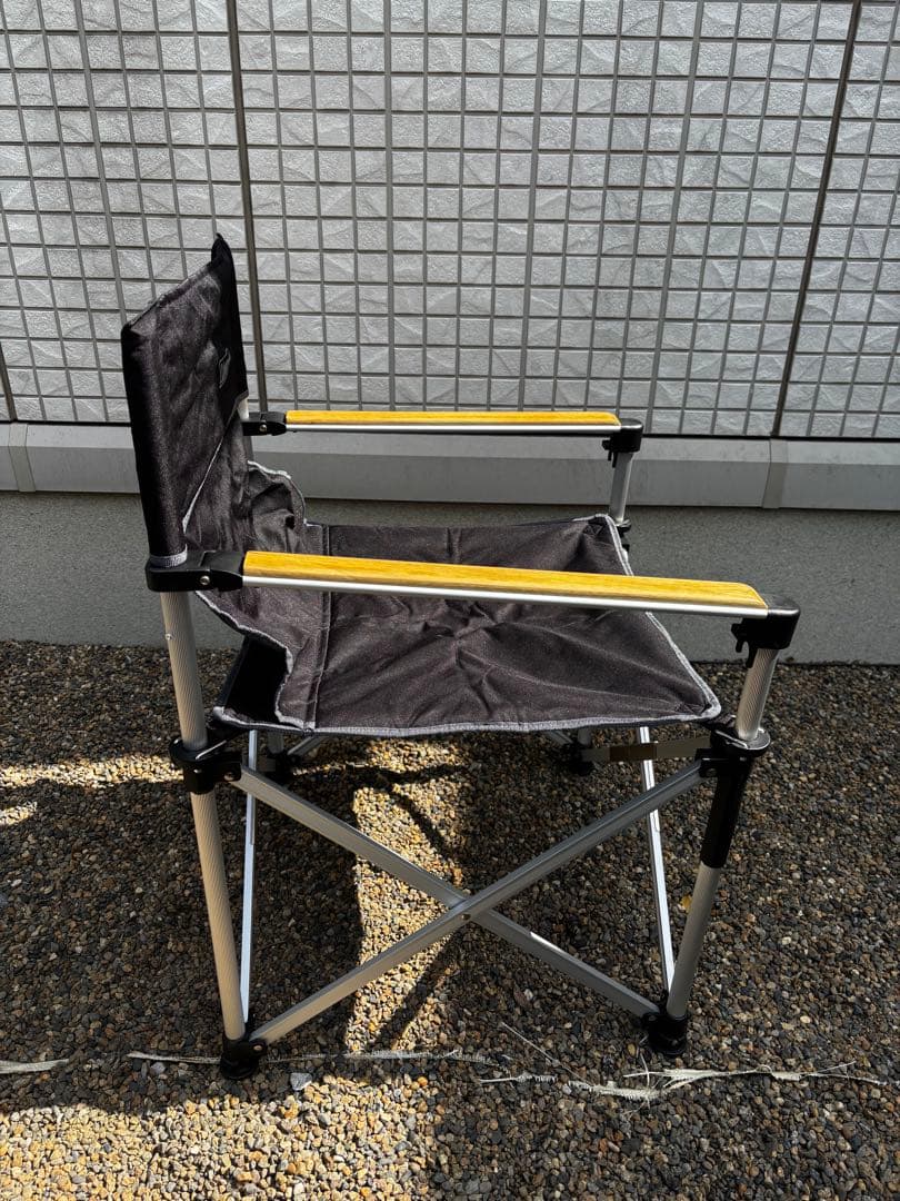 アウトドアチェア 折りたたみ式 黒