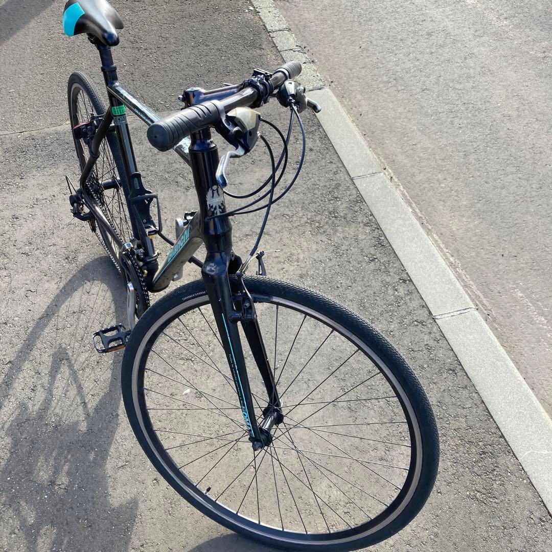 札幌引き取り限ビアンキBianchiクロスバイクLハイスペックROMAタイヤ新品