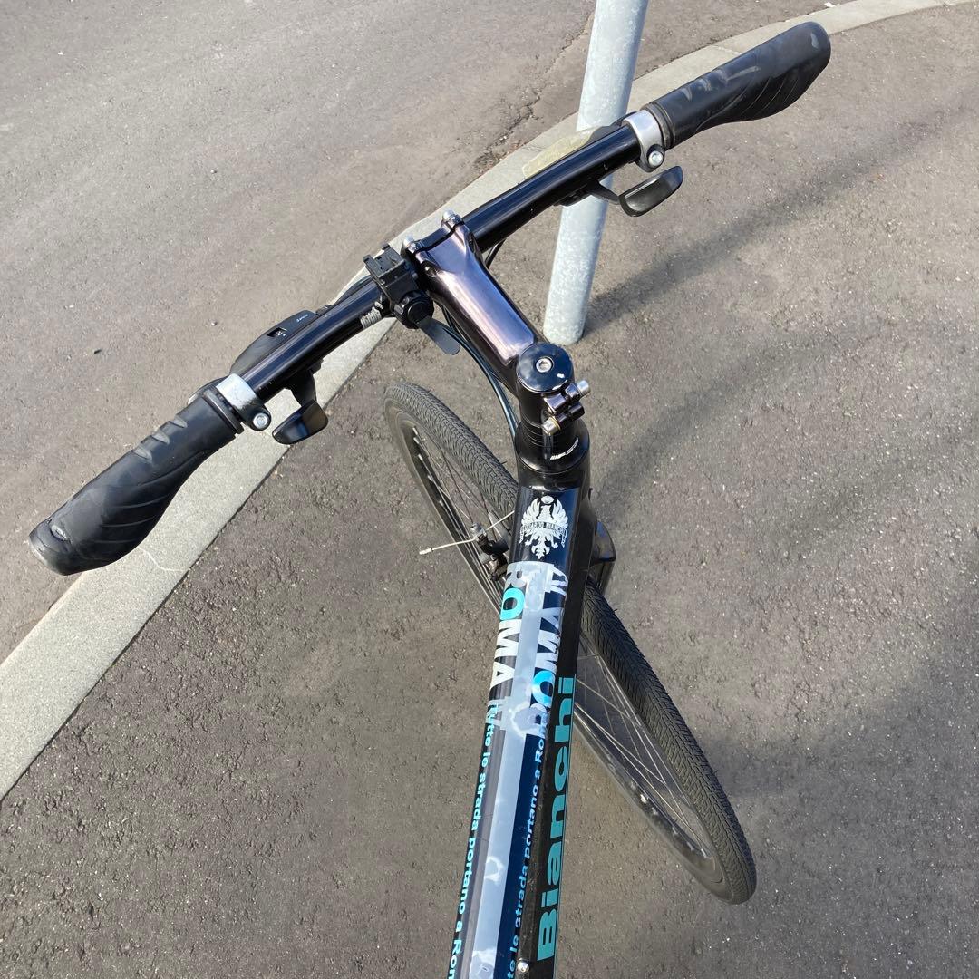 札幌引き取り限ビアンキBianchiクロスバイクLハイスペックROMAタイヤ新品