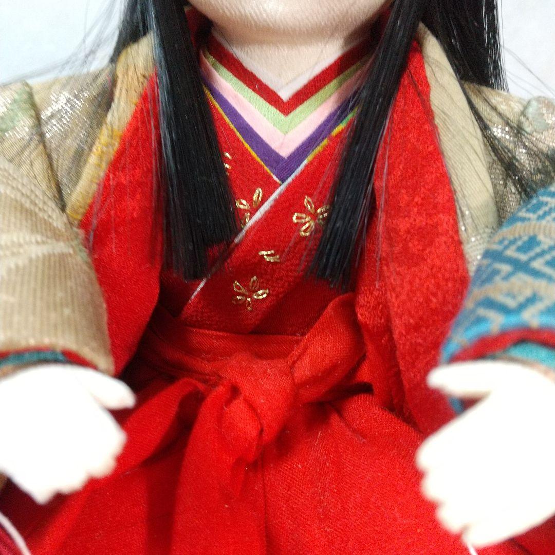 雛人形 雛祭り ハンドメイド 手作り 一点物 市松人形 古布 縮緬