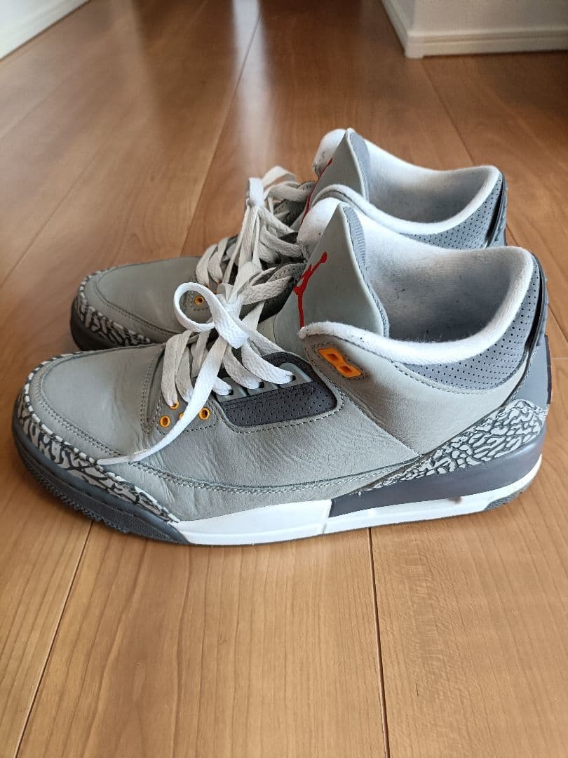 Air Jordan 3 グレー/オレンジ