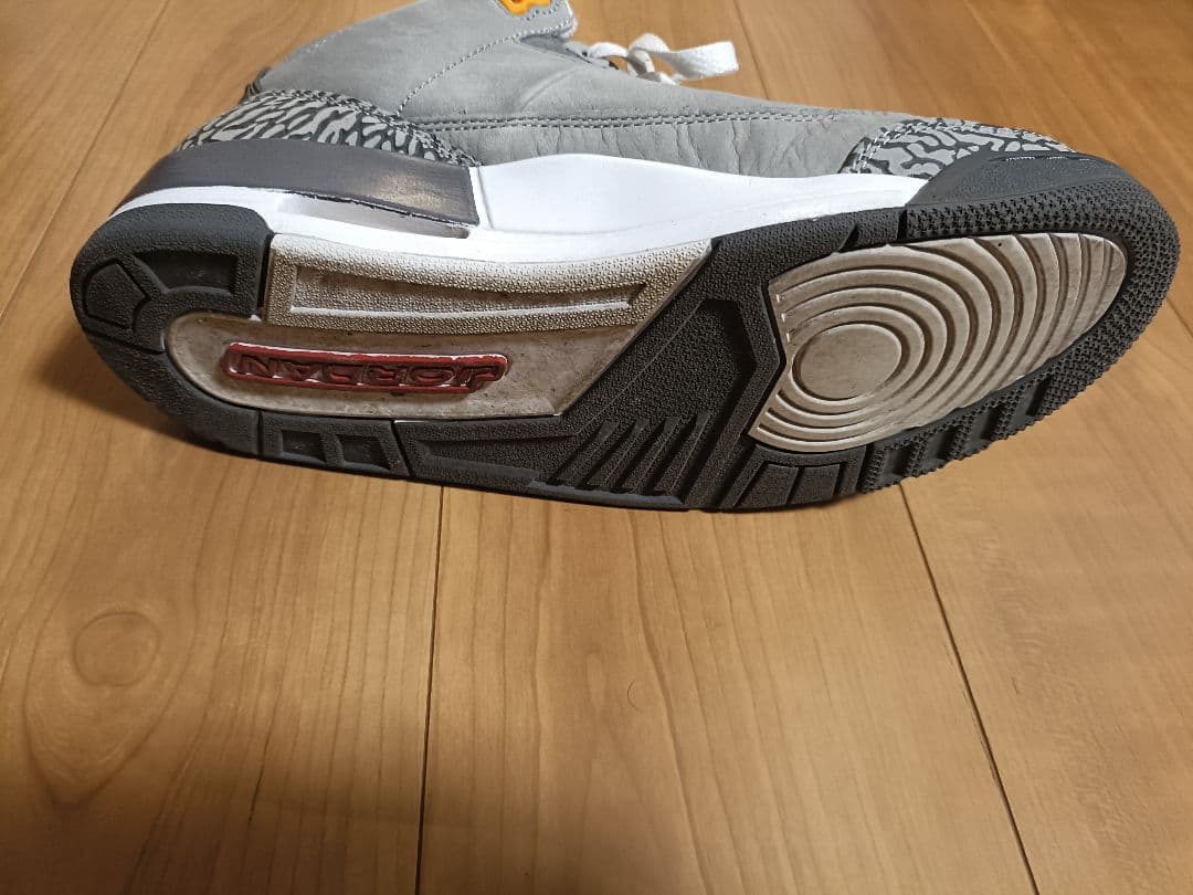 Air Jordan 3 グレー/オレンジ