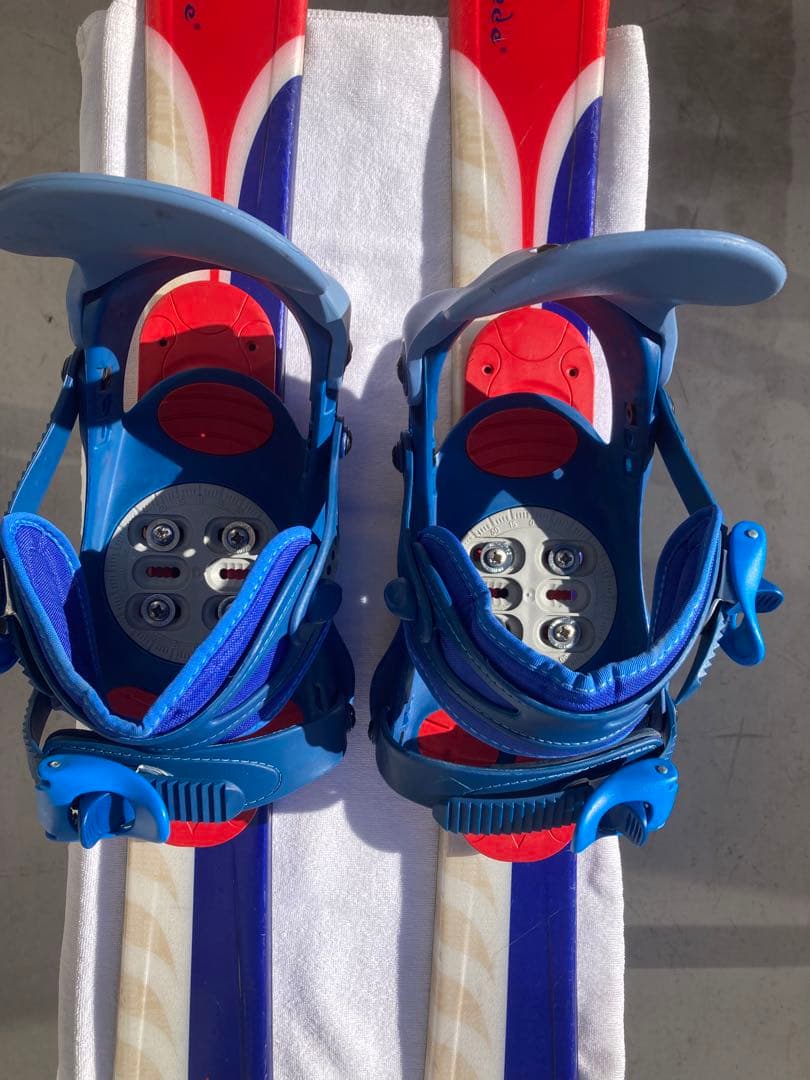 ショートスキー(ファン)スノーボードブーツ用SALOMON×SALOMON 青赤