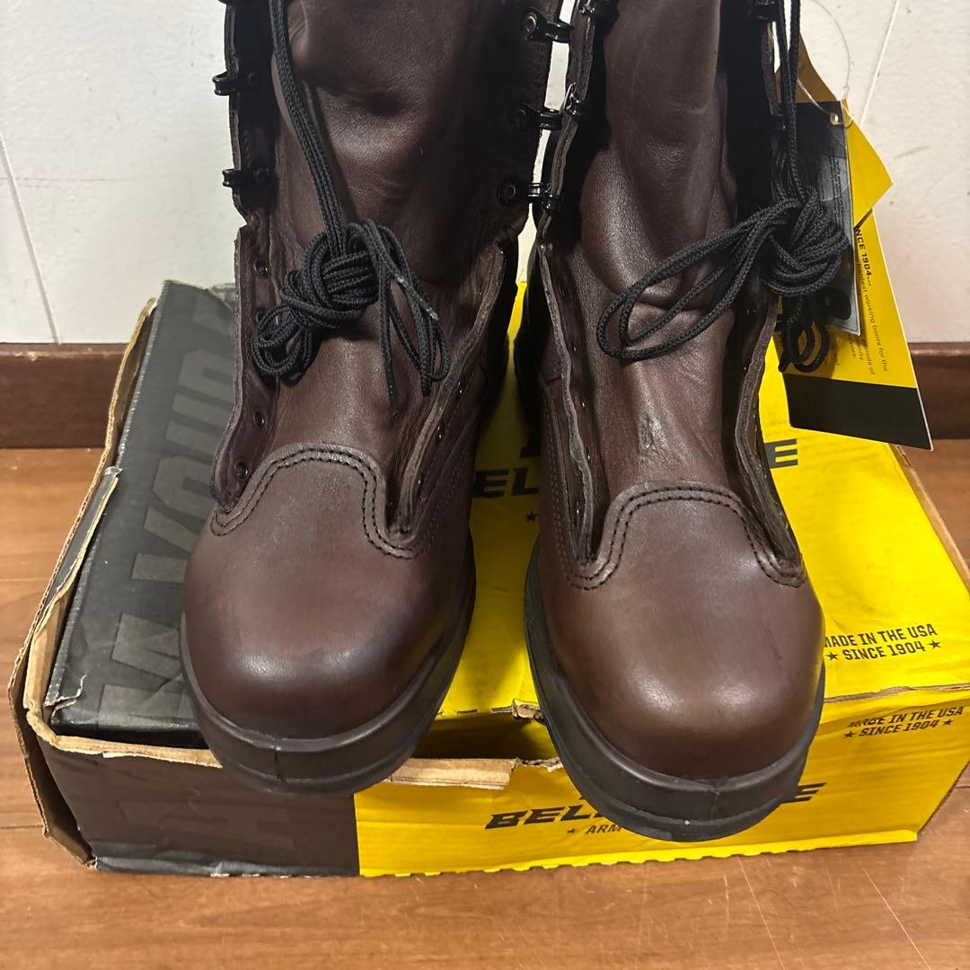 未使用品　米軍　BELLEVILLE ミリタリーブーツ　ブラウン　28cm