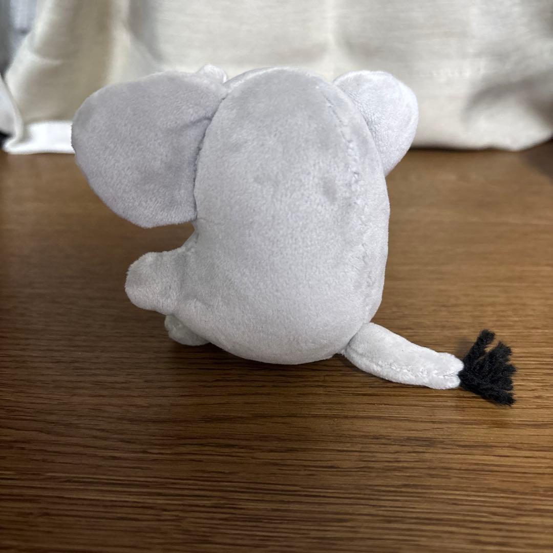【匿名配送メルカリ便】ざいんたぶ　プチ子ゾウのぬいぐるみ　ぬい活　ぬいぐるみ