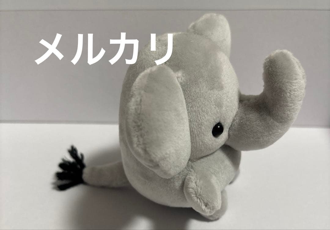 【匿名配送メルカリ便】ざいんたぶ　プチ子ゾウのぬいぐるみ　ぬい活　ぬいぐるみ