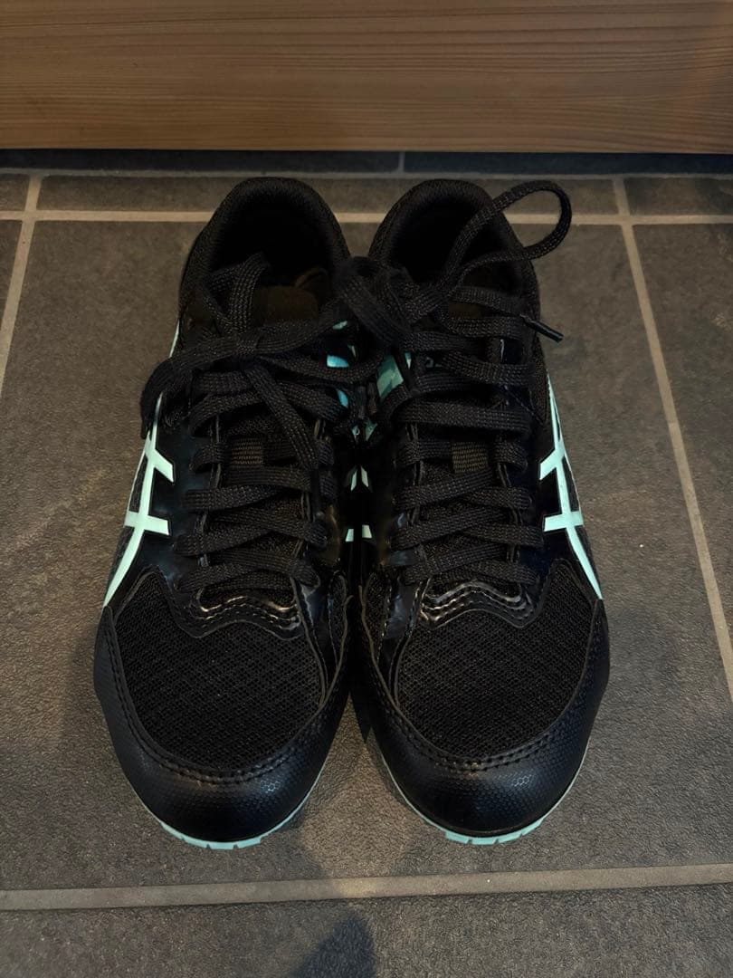 アシックス ASICS EFFORT スパイクシューズ ブラック ミント