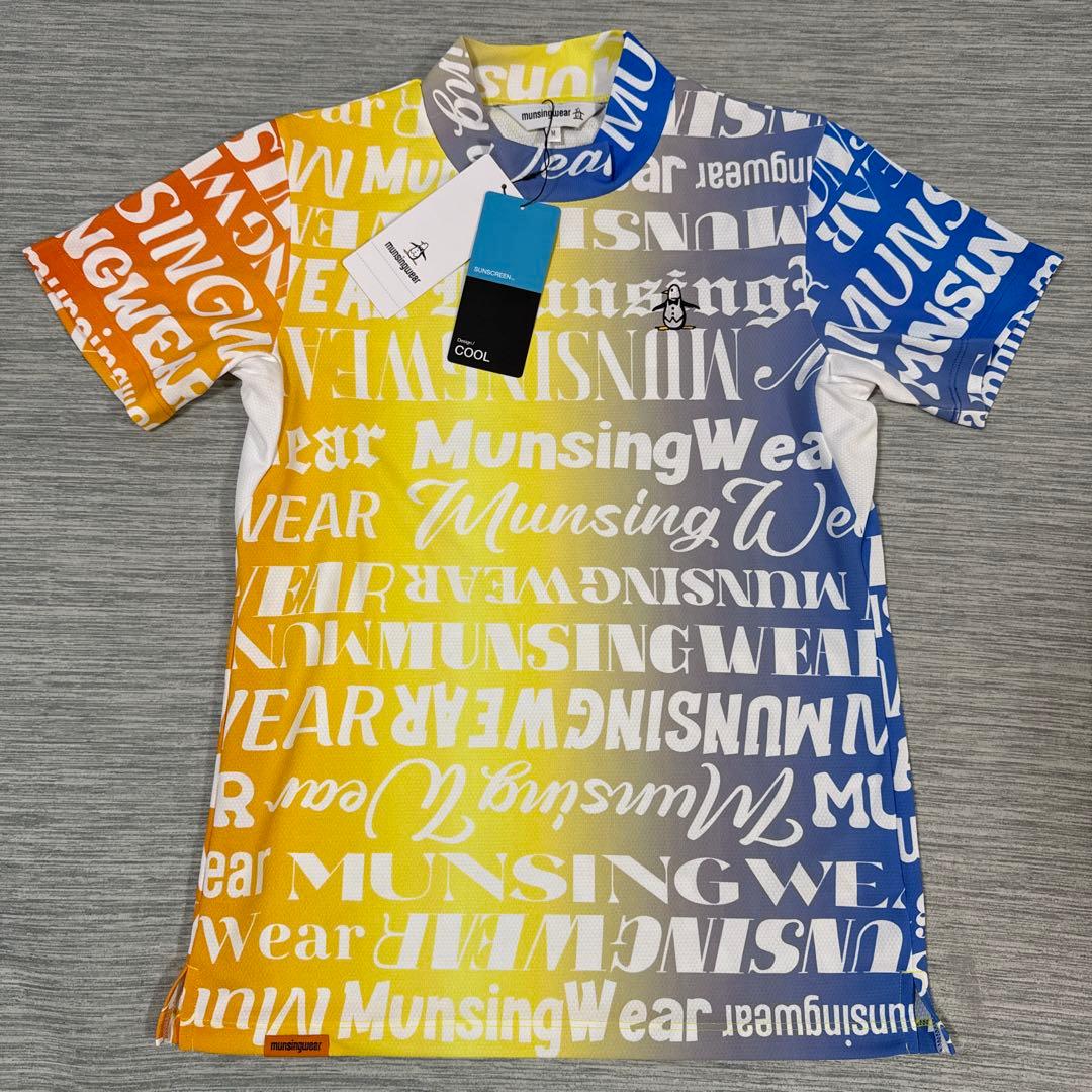 新品　Munsing Wear レディース　半袖モックネックシャツ