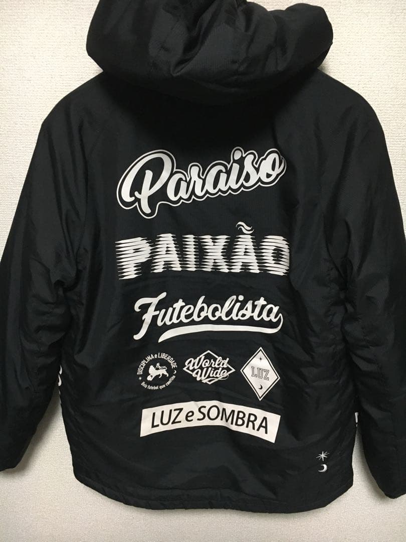 ルースイソンブラ 160 中綿 ジャケット ブラック 黒 サッカー フットサル