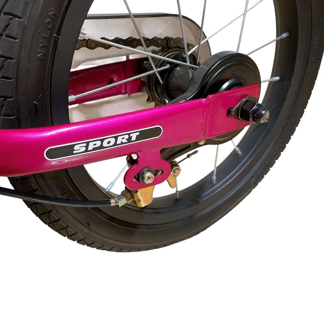 ストライダー　14X ピンク　純正スタンド　strider ペダル付き　自転車