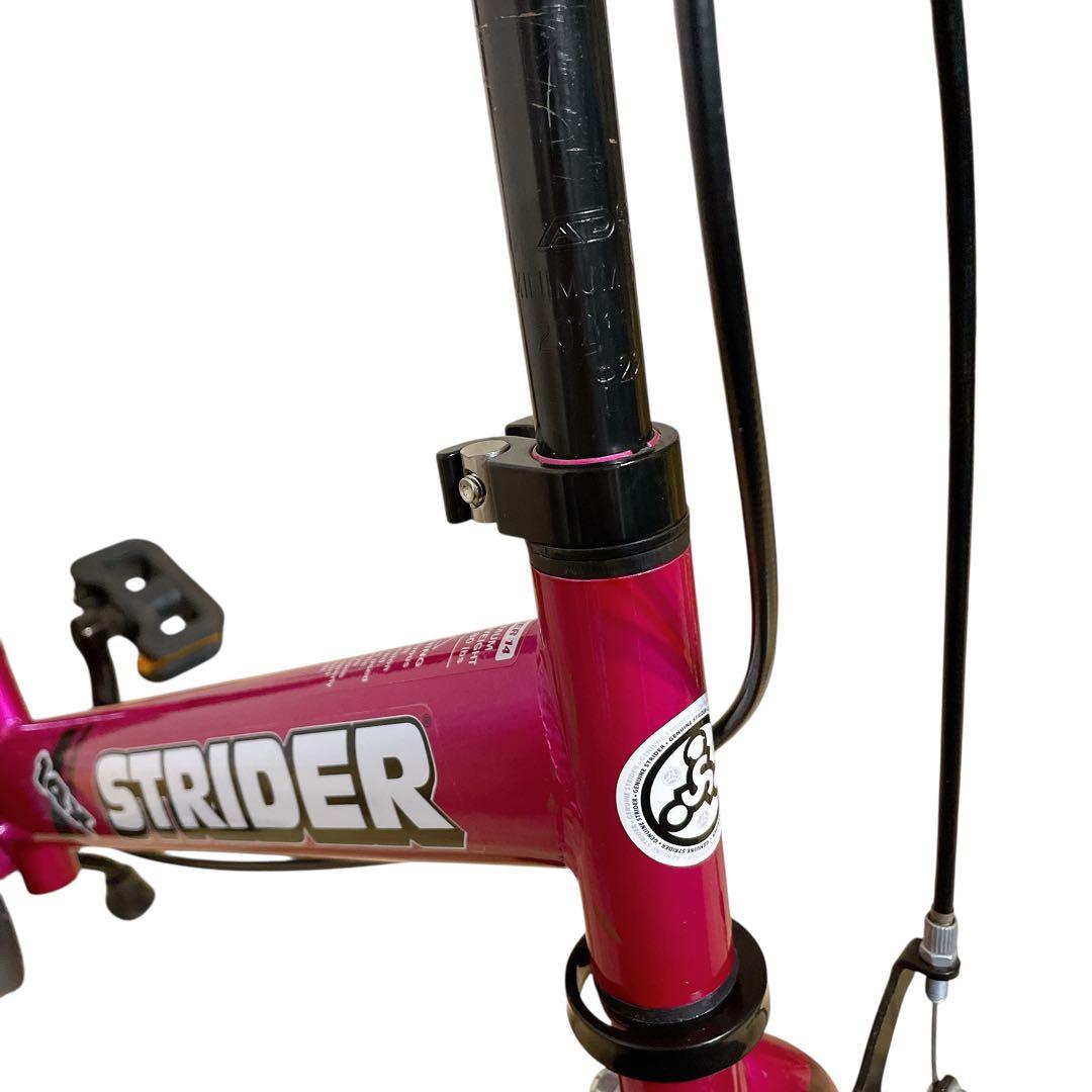 ストライダー　14X ピンク　純正スタンド　strider ペダル付き　自転車