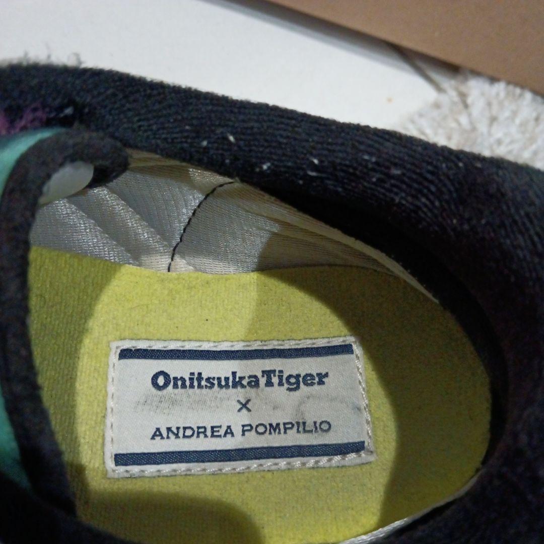 Onitsuka Tiger メッシュシューズ ホワイト/グリーン27サイズ