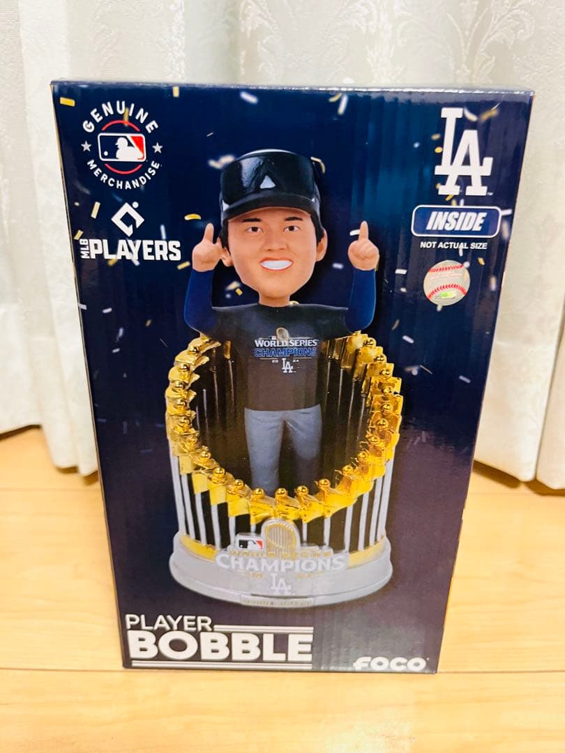 【正規品】大谷翔平 WS2024Champプレーヤーイントロフィーボブルヘッド④